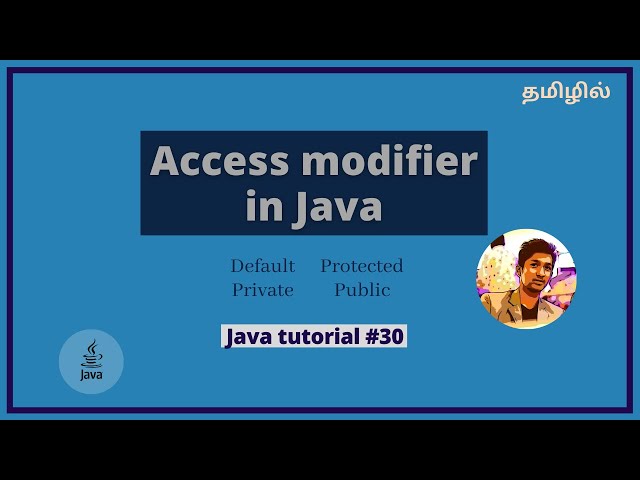 Access modifier in Java Tamil | Java access specifier with example