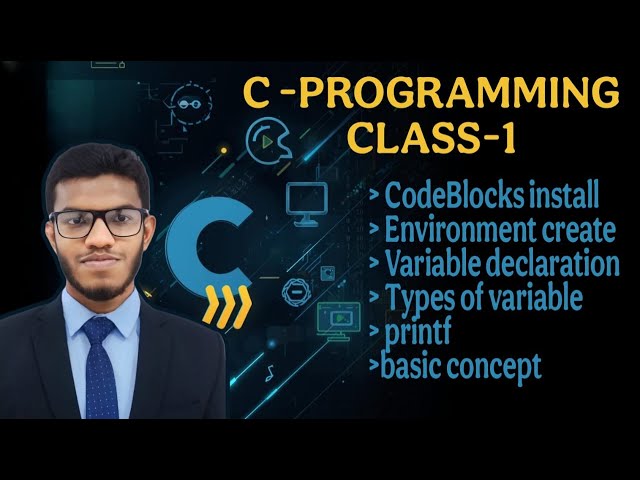 C Programming Bangla Tutorial | সি প্রোগ্রামিং শিখুন একদম শুরু থেকে | C Programming class-1