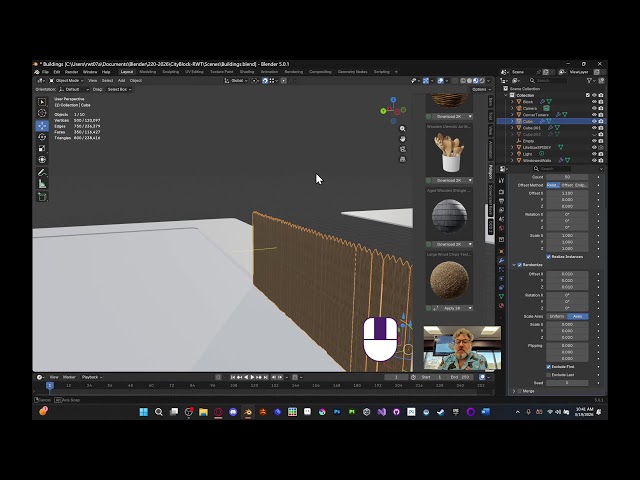 DET 220 - City Blocks - Random Arrays - Intro to 3D Modeling in Blender - 2026
