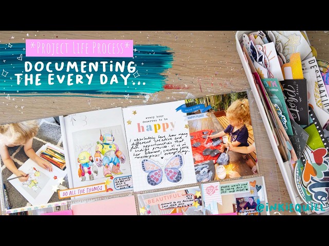 📸📝📔 Documenting the Everyday Moments PROJECT LIFE PROCESS