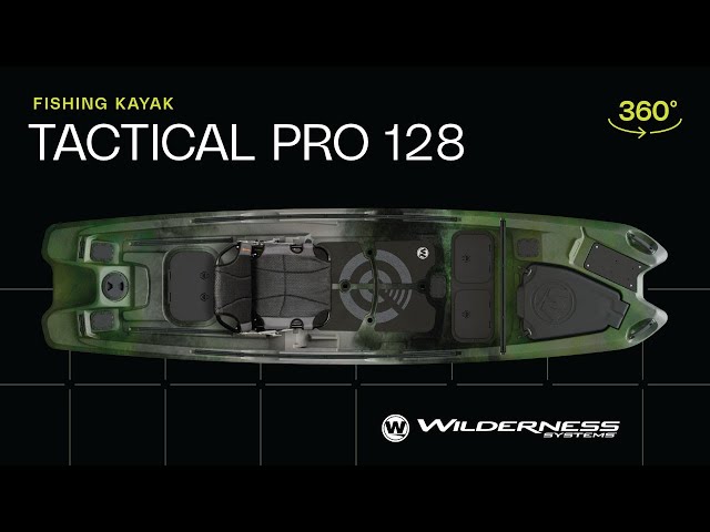 Wilderness Systems TACTICAL PRO 128 │ Ultimate Motor-Ready Fishing Kayak 360° Showcase