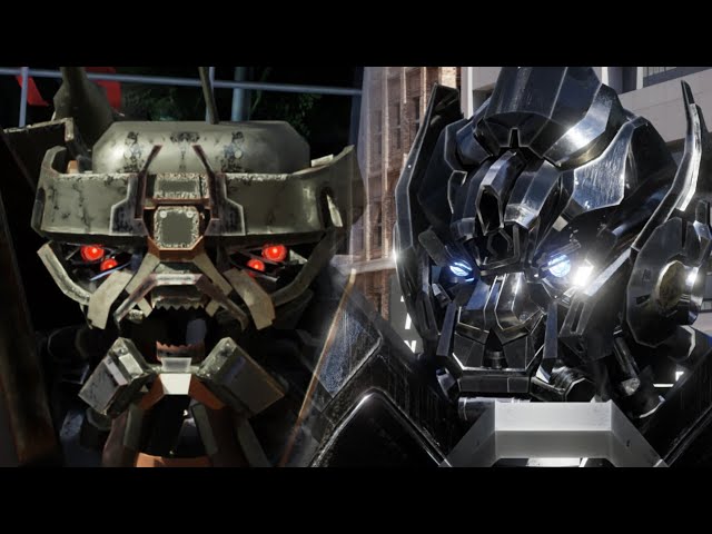 Transformers IRONHIDE VS BRAWL - Blender Animation