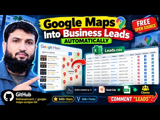 Turn Google Maps Into Leads With AI  Free Open Source Google Maps Scraper Kit