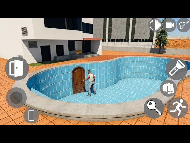 😱 Franklin Found Hidden Door in Swimming Pool - INDIAN BIKE DRIVING 3D