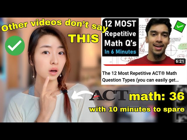 Solve math problems in HALF the time: Get perfect scores on ACT/SAT the SMART way