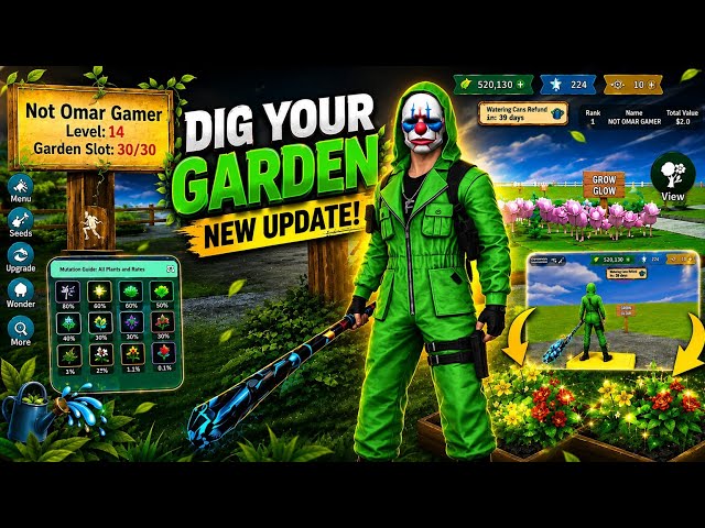 Dig🪏Your Garden🏡 NEW UPDATE!😱 Hidden Secrets Backyeat,🔥 Best Tips & trick Plants! #ff #trending