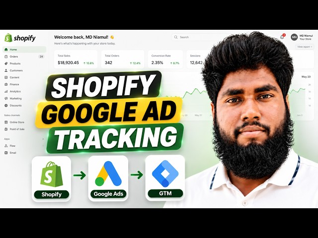 Shopify Google Ads Enhance Conversion Tracking & Server Side Tracking Expert by Niamul