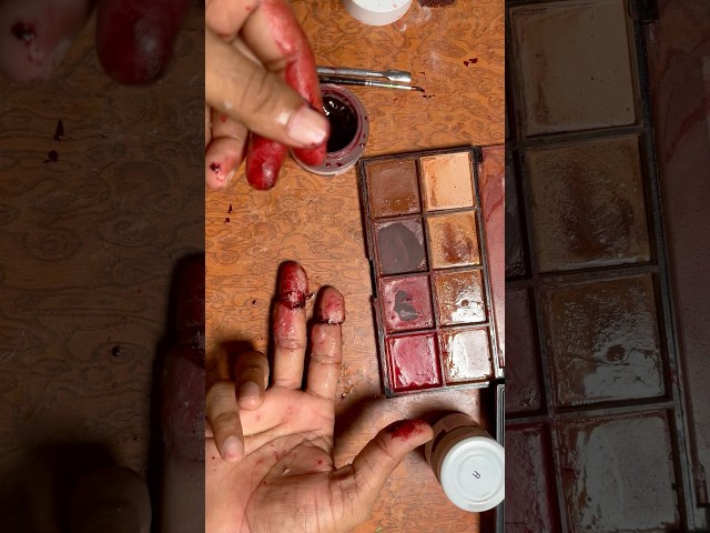 Special effects makeup.. how to do. #makeup #specialeffects #sfxmakeup #makeuptutorial #kerala