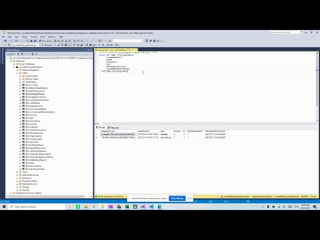 How to edit data with Sql Server Management Studio