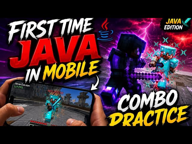 JAVA PVP ON MOBILE 🔥 NEW PVP BUTTONS + FULL COMBO GUIDE! | Minecraft