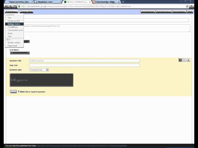 Google Forms - Getting Started