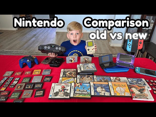 NINTENDO HAUL - Comparing Old vs New Gaming Systems!