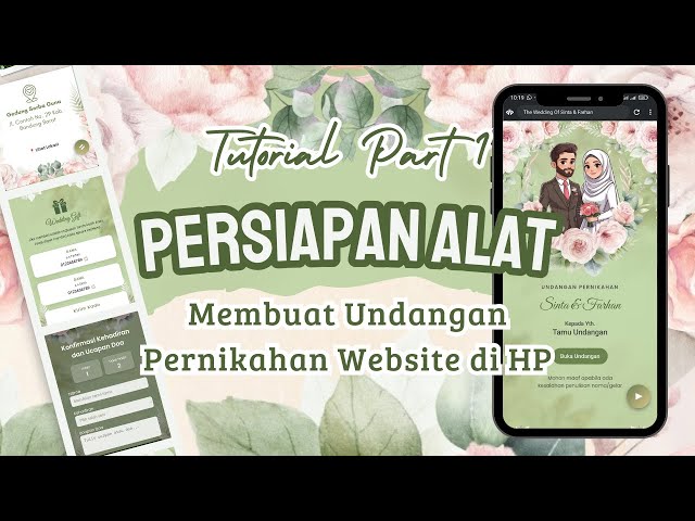 Membuat Undangan Pernikahan Website Part 1 - Persiapan Alat