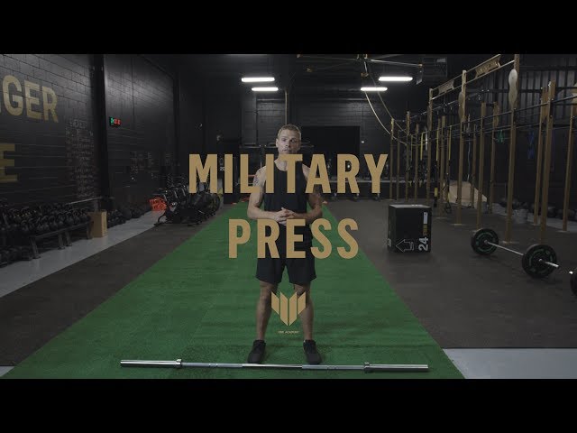 How-To Do A Military Press • One Academy Training