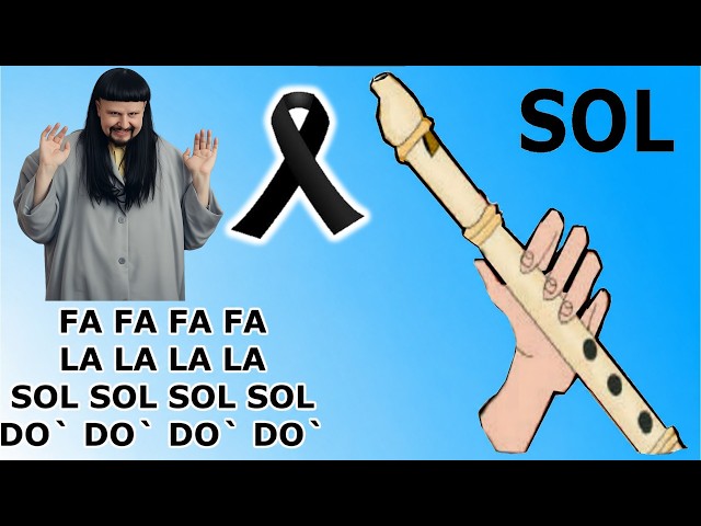 Oliver Tree, Miss You, flauta dulce fácil, tutorial animación, Tiktok, easy flute recorder
