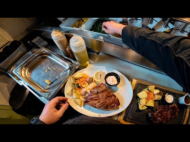 🔴 LIVE: Cooking STEAKS Non-Stop in a French Restaurant 🔥