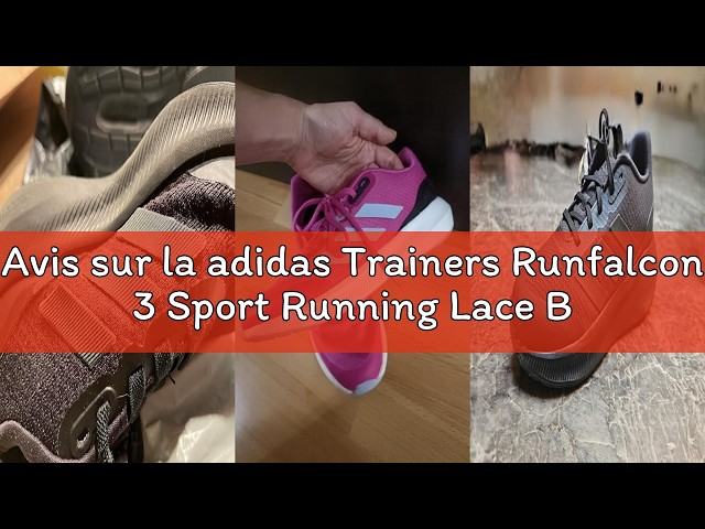 Avis sur la adidas Trainers Runfalcon 3 Sport Running Lace Black