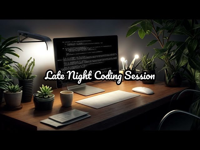 💻 Late Night Coding Session: Programming with a Steaming Cup of Coffee ☕ | Keyborad sounds