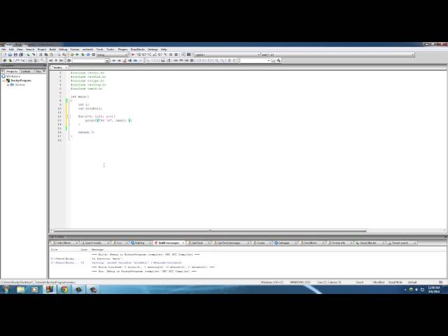 C Programming Tutorial - 38 - Random Number Generator with rand