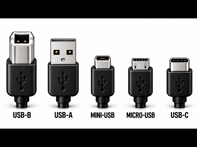 Every USB Port Evolution Explained