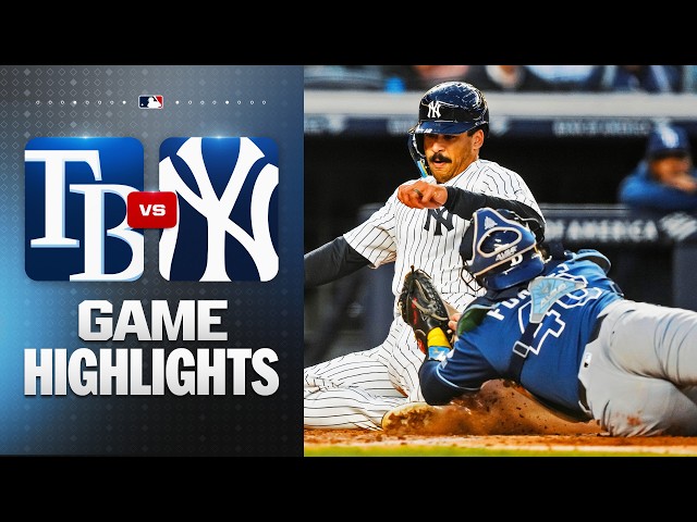 Rays vs. Yankees Game Highlights (5/22/26) | MLB Highlights