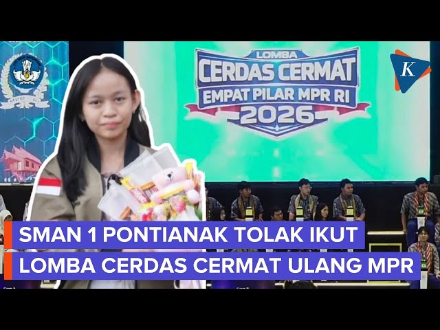 SMAN 1 Pontianak Refuses to Participate in MPR Quiz Competition Final Re-match, Here's Why