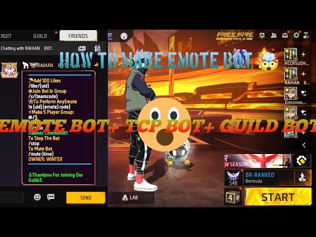 HOW TO MAKE EMOTE BOT ✅🤯😱 #freefire #garenafreefire 