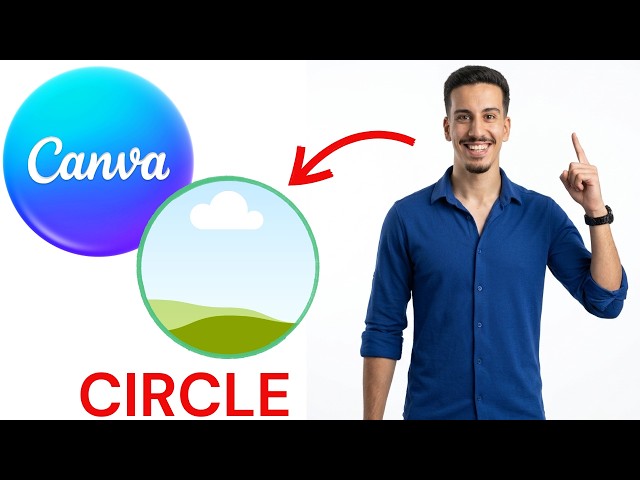 How to Make a Picture Circle in Canva