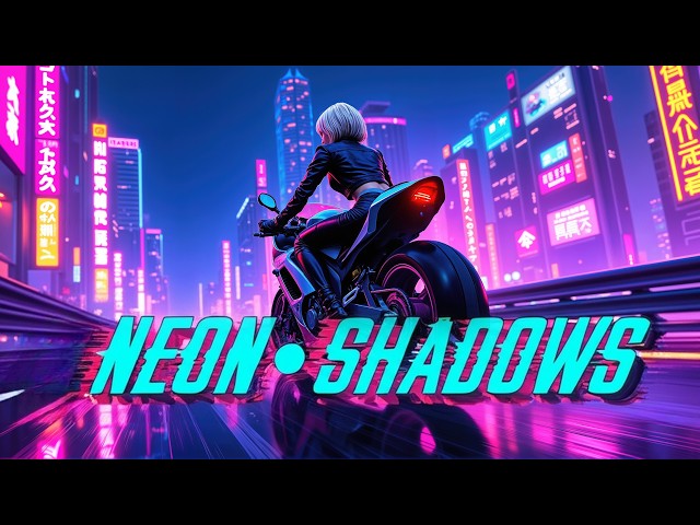 N E O N • S H A D O W S | 2-Hour Dark Synthwave & Cyberpunk Industrial | Night Drive Mix