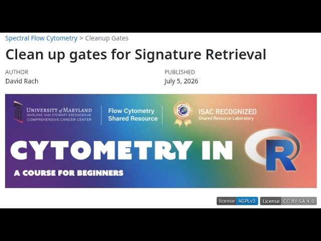 Cytometry in R - Clean Up Gates - Extended Walkthrough
