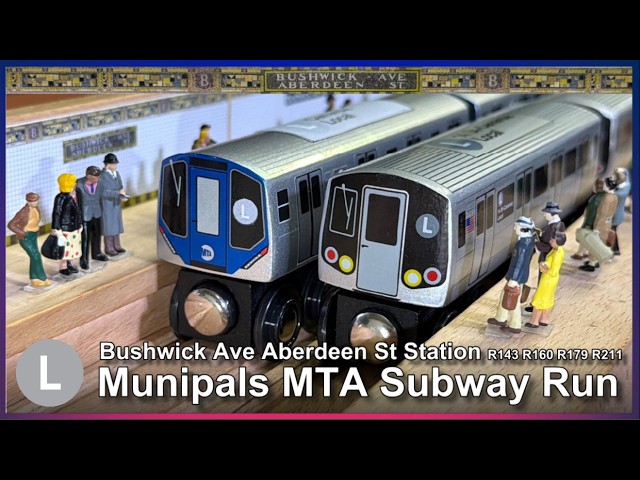 Munipals MTA Bushwick Av Aberdeen St Subway Run With R211 R143 R160 R179