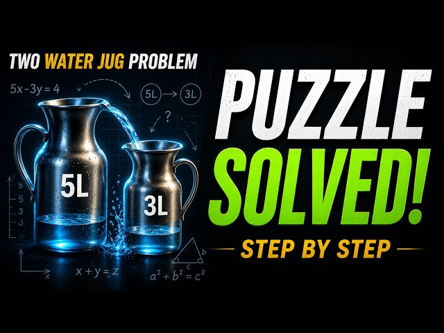 Can You Solve the Water Jug Puzzle? | Interview Solution Explained