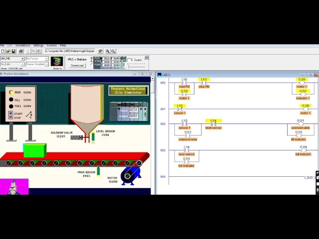 Plc Programming with simulator #plc_programing#plc #plcprogrammingcourse 