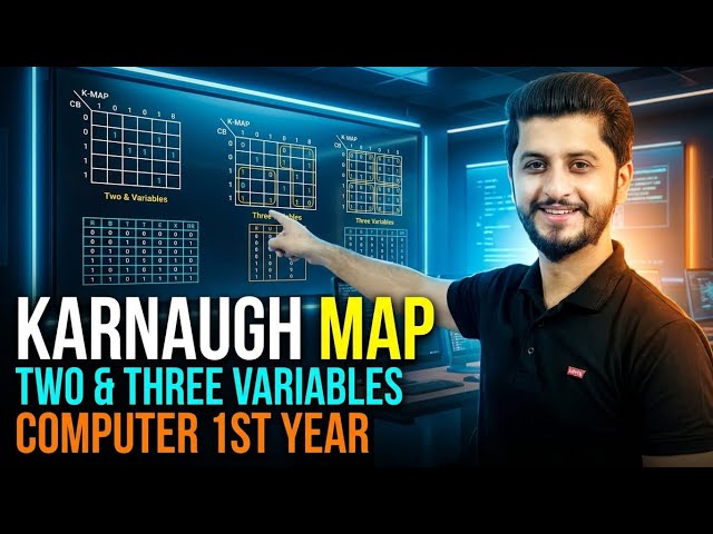 Karnaugh Map (K-map) |Two and three variables | computer first year