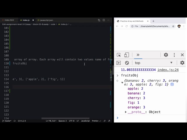 Assignment BJaadp in JavaScript Array for Beginners