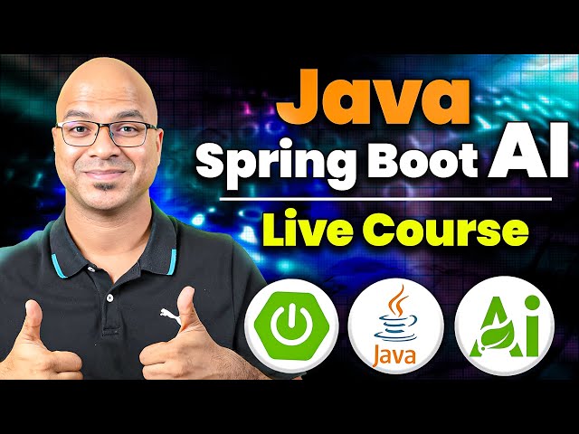 New Course Announcement Java Spring Boot AI Course