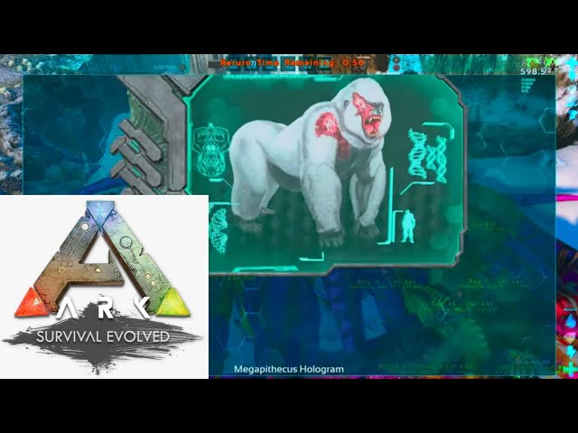 Ark Survival Evolved Alpha Megapithecus & Alpha Broodmother Lysrix Boss Fight!