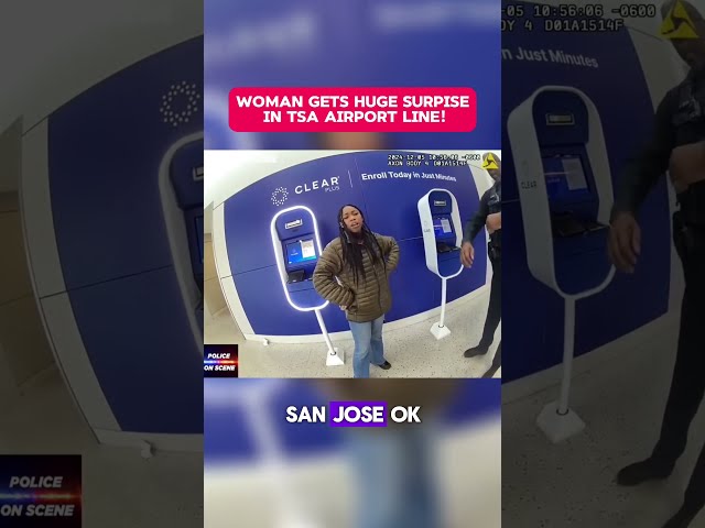 Gen-Z Airport Boarding Drama! [👇FULL VID] #arrest #bodycam #cops