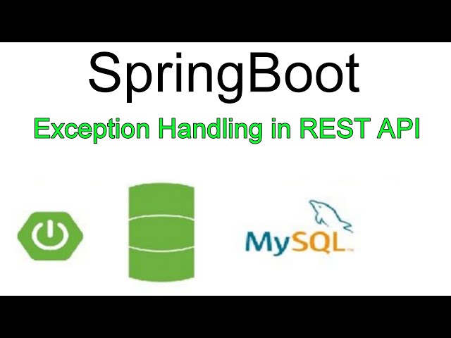 Spring Boot REST API Exception Handling | Custom Exceptions & Global Exceptions Handling