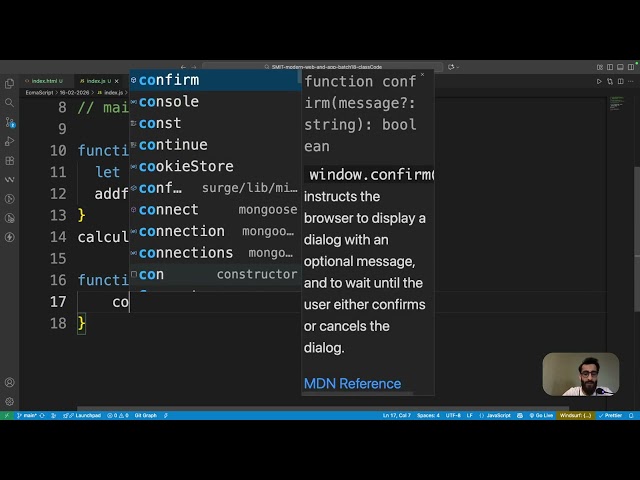 Advance EcmaScript | Functions | HOF , Hell  | Class 19 | SMIT Modern Web Dev Batch 18