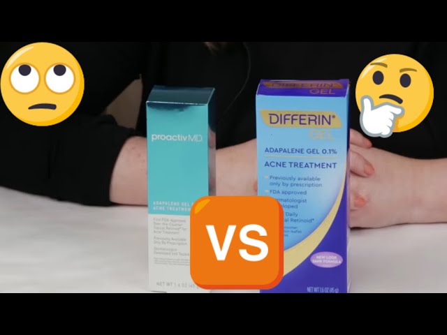 Differin Vs Proactiv MD Adapalene Acne Treatment Gel Review