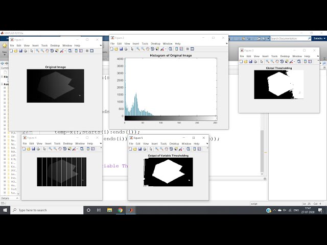 Variable Thresholding using Image Partitioning | Digital Image Processing | MATLAB