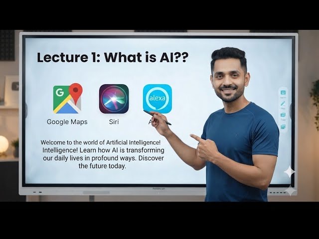 Lecture 1 - Introduction to Artificial Intelligence (AI kya hota hai?)
