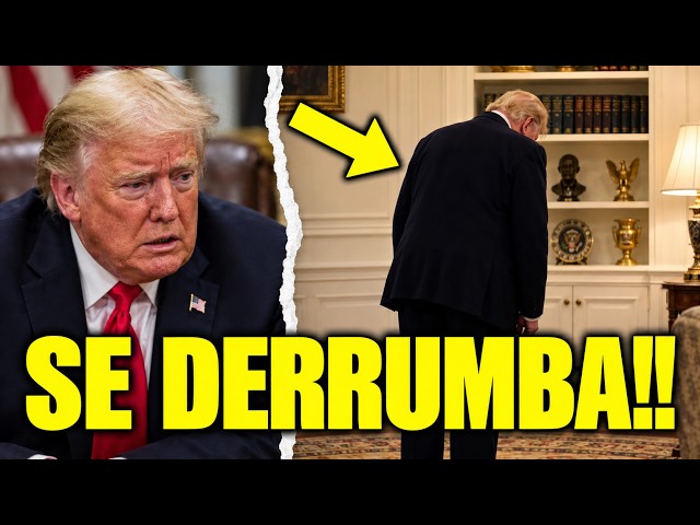 🚨 TRUMP SE DERRUMBA! Su PEOR MOMENTO acaba de hacerse realidad