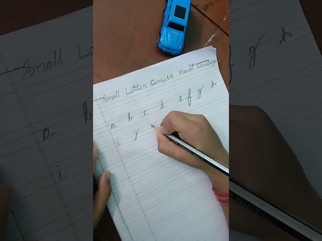small letter cursive handwriting a to z #ytstudioes #trendingshorts #viralshorts