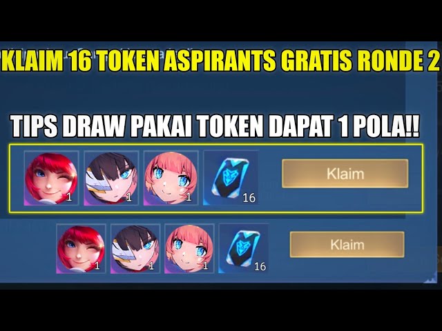 CLAIM 16 FREE TOKENS FOR THE ASPIRANTS ROUND 2 EVENT! TIPS TO DRAW LUCKYBOX SKINS & 1 ASPIRANTS S...