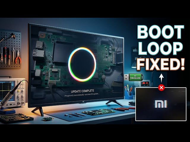 Mi L43M5-AN Won't Boot? Try This USB Firmware Flash |MI L43M5-AN  HANG ON LOGO