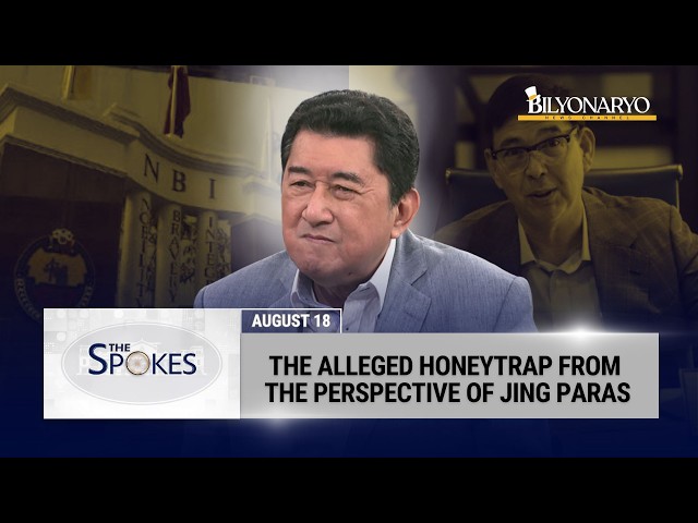 Former Rep. Jing Paras breaks silence on the alleged 'honeytrap' targeting Ralph Recto | The Spokes