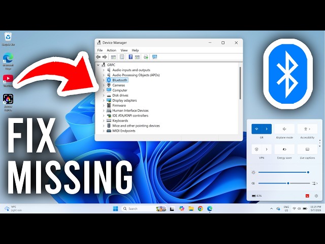 How To Fix Missing Bluetooth Drivers In Windows 11 - Tutorial
