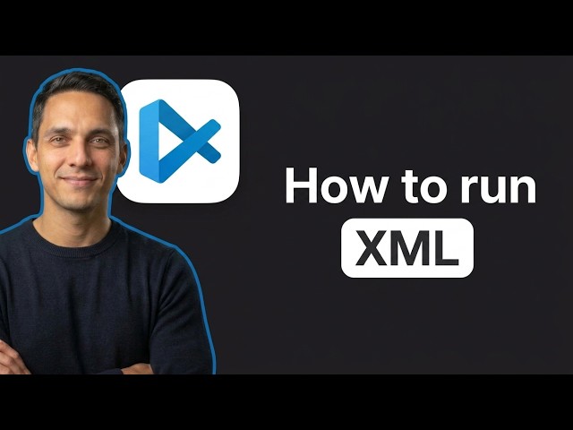 How to Run XML on VS Code (Step by Step)